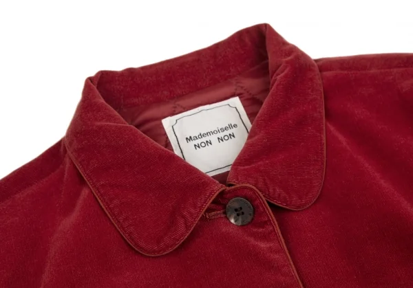Mademoiselle NON NON Corduroy Round Collar Jacket K-124658_004