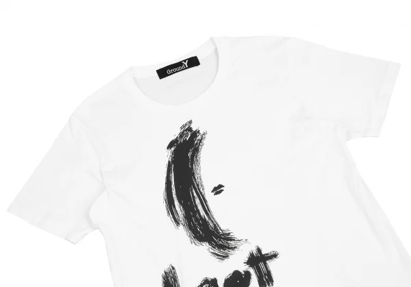 Ground Y Brush Graphic Printed T Shirt K-124667_002