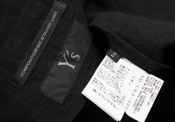 Y's Linen Pocket Design Long Jacket K-124677_016