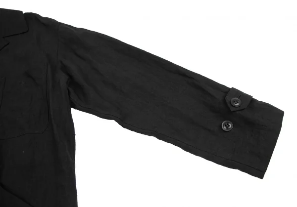 Y's Linen Pocket Design Long Jacket K-124677_007