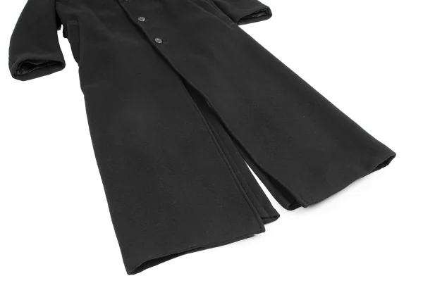 Yohji Yamamoto FEMME Melton Wool Slit Coat K-124679_012