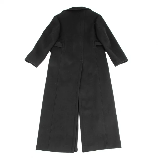 Yohji Yamamoto FEMME Melton Wool Slit Coat K-124679_016