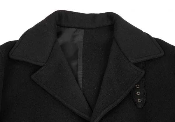 Yohji Yamamoto FEMME Melton Wool Slit Coat K-124679_003