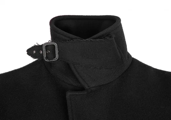 Yohji Yamamoto FEMME Melton Wool Slit Coat K-124679_004
