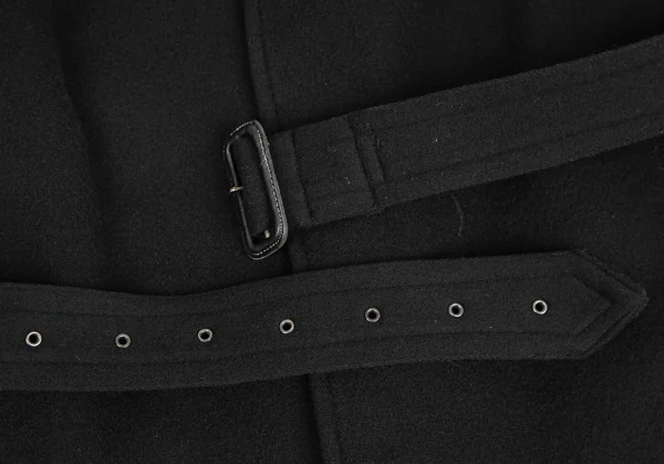 Yohji Yamamoto FEMME Melton Wool Slit Coat K-124679_006