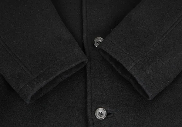 Yohji Yamamoto FEMME Melton Wool Slit Coat K-124679_008