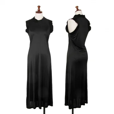 Yohji Yamamoto FEMME Rib Switching Poly Dress