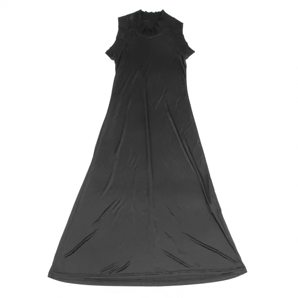 Yohji Yamamoto FEMME Rib Switching Poly Dress K-124680_002