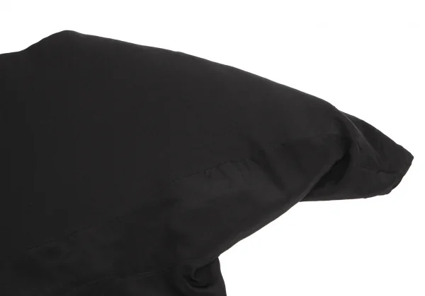 Yohji Yamamoto FEMME Silk Back Open Blouse  K-124681_005