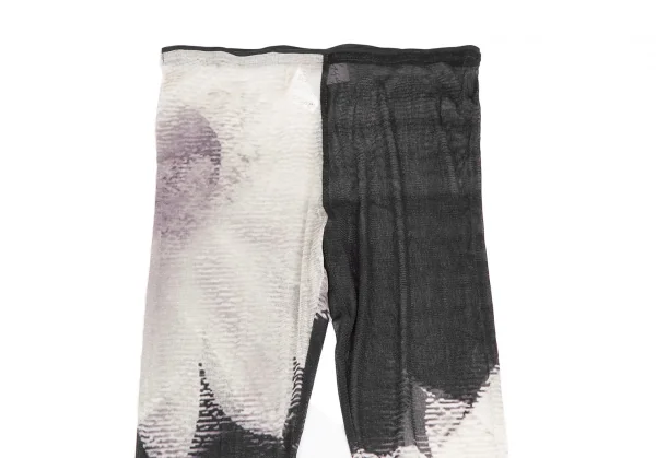 Yohji Yamamoto FEMME Graphic Printed Mesh Leggings K-124683_002