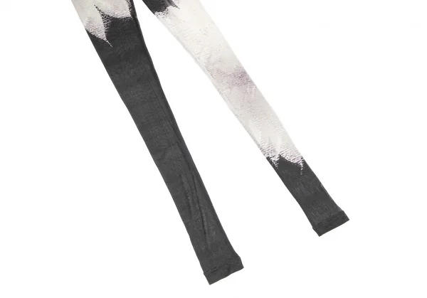 Yohji Yamamoto FEMME Graphic Printed Mesh Leggings K-124683_004