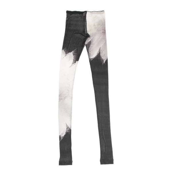 Yohji Yamamoto FEMME Graphic Printed Mesh Leggings K-124683_006