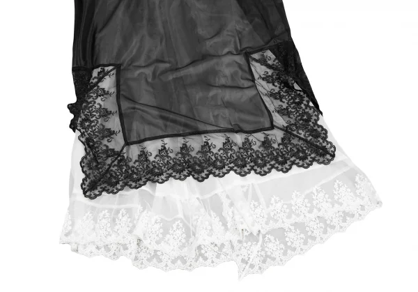 COMME des GARCONS Layered Lace Wrap Dress K-124686_013
