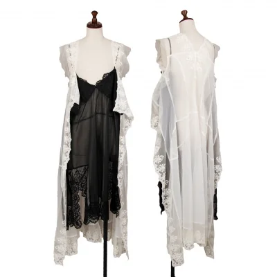 COMME des GARCONS Layered Lace Wrap Dress
