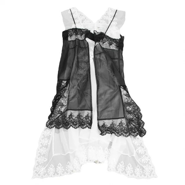 COMME des GARCONS Layered Lace Wrap Dress K-124686_002