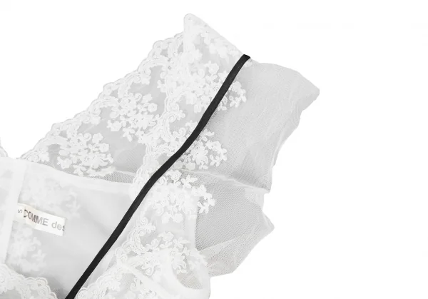 COMME des GARCONS Layered Lace Wrap Dress K-124686_005