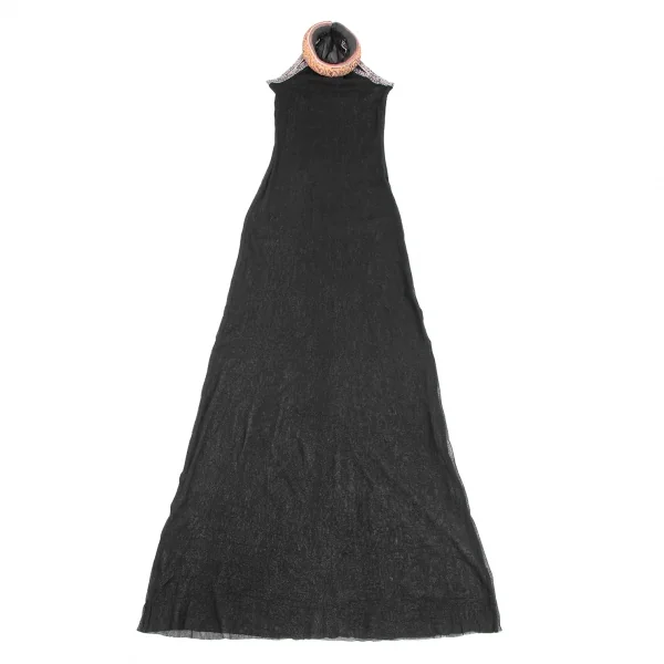 Unbranded Circle Neck Mesh Sleeveless Dress K-124688_002