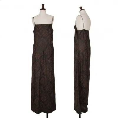 DRIES VAN NOTEN Botanical Printed Silk Cami Dress