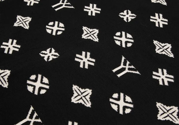 Yohji Yamamoto FEMME YY Monogram Jacquard Knit Stole K-124690_008