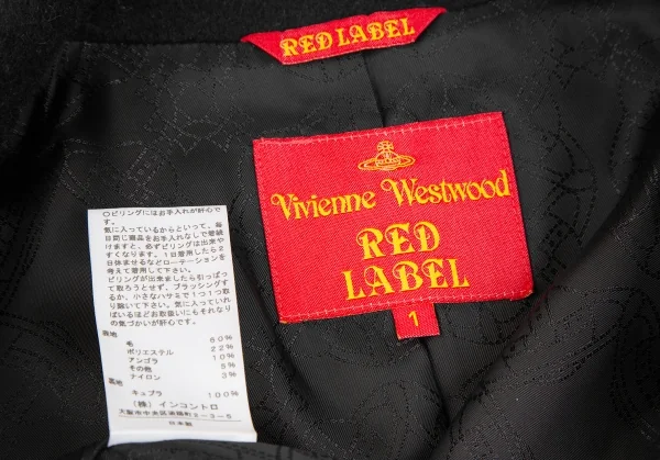 Vivienne Westwood Red Label Angora Blend Wool Tuck Coat K-124694_016