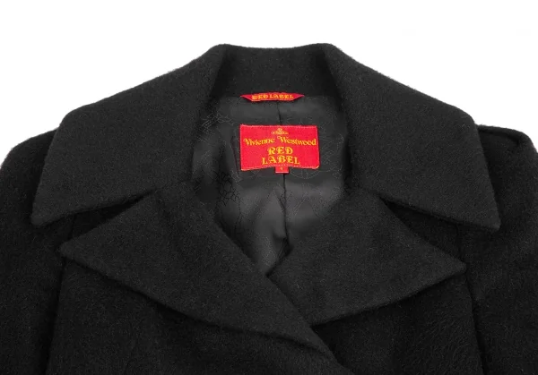Vivienne Westwood Red Label Angora Blend Wool Tuck Coat K-124694_004