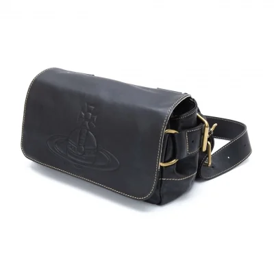 Vivienne Westwood ACCORD Leather Shoulder Bag