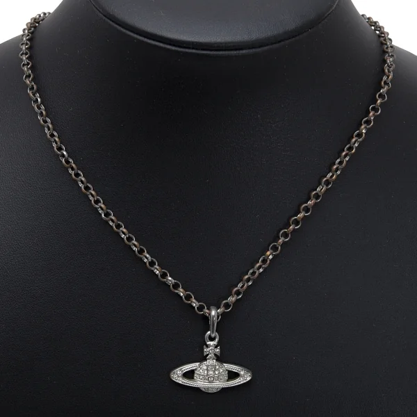 Vivienne Westwood Rhinestone Orb Necklace K-124701_002