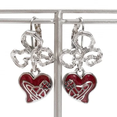 Vivienne Westwood Heart Orb Earrings