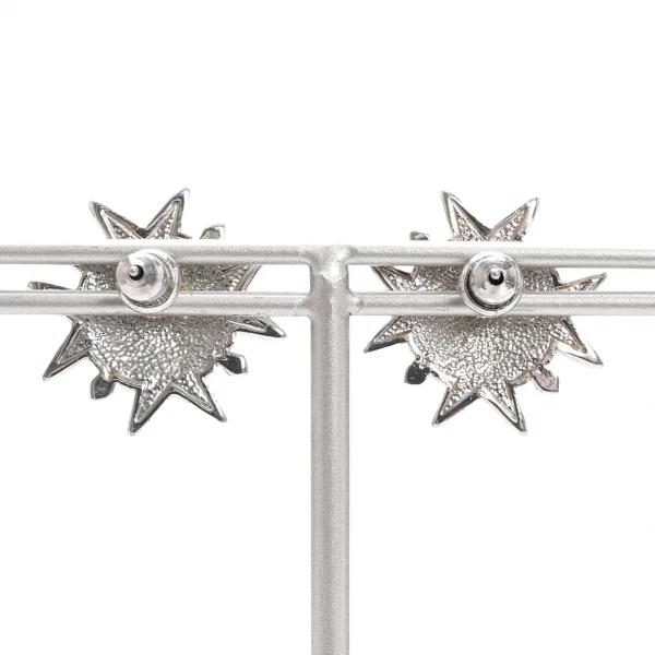 Vivienne Westwood Rhinestone Emblem Orb Earrings K-124705_003