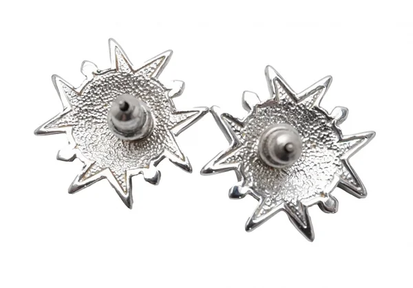 Vivienne Westwood Rhinestone Emblem Orb Earrings K-124705_005