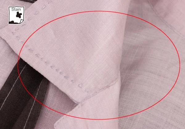 ISSEY MIYAKEMEN Outseam Stripe Switching Shirt K-124708_006