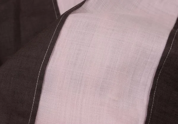 ISSEY MIYAKEMEN Outseam Stripe Switching Shirt K-124708_017