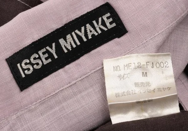 ISSEY MIYAKEMEN Outseam Stripe Switching Shirt K-124708_019