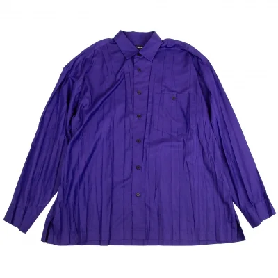 ISSEY MIYAKE MEN Wrinkle Pleats Long Sleeve Shirt