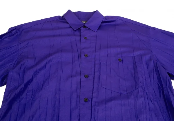 ISSEY MIYAKE MEN Wrinkle Pleats Long Sleeve Shirt K-124723_002