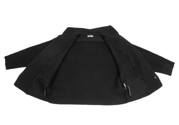 SSEY MIYAKE MEN Rib Knit Switching Design Jacket K-124731_011