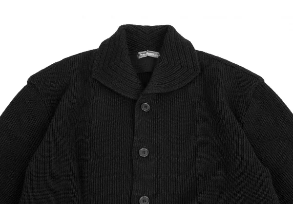 SSEY MIYAKE MEN Rib Knit Switching Design Jacket K-124731_002