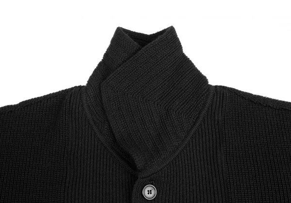 SSEY MIYAKE MEN Rib Knit Switching Design Jacket K-124731_004