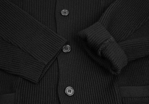 SSEY MIYAKE MEN Rib Knit Switching Design Jacket K-124731_007