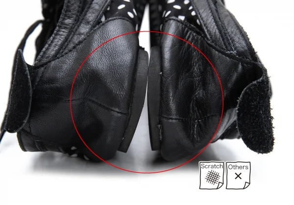 JUNYA WATANABE COMME des GARCONS Leather Switching Dot Shoes K-124739_012