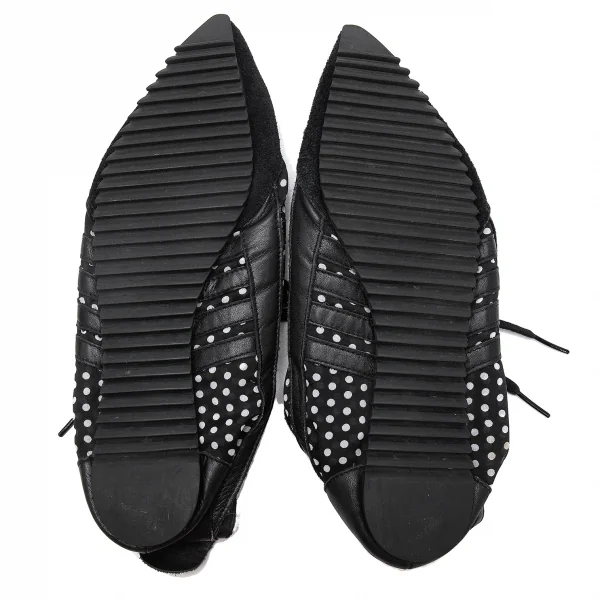 JUNYA WATANABE COMME des GARCONS Leather Switching Dot Shoes K-124739_013