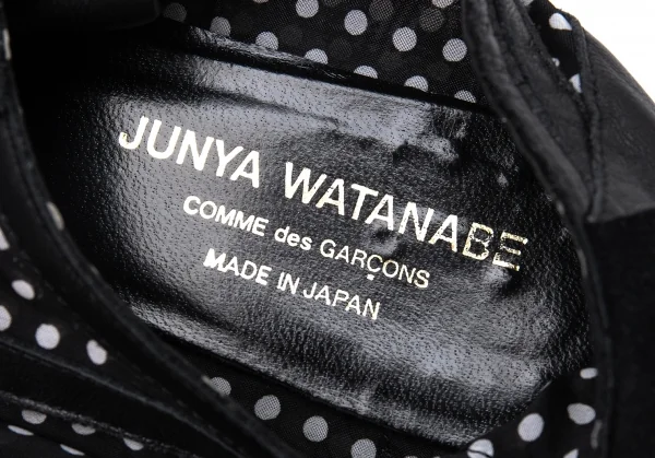 JUNYA WATANABE COMME des GARCONS Leather Switching Dot Shoes K-124739_014