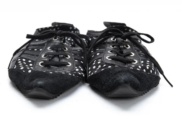 JUNYA WATANABE COMME des GARCONS Leather Switching Dot Shoes K-124739_003