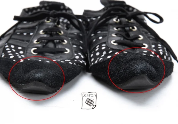 JUNYA WATANABE COMME des GARCONS Leather Switching Dot Shoes K-124739_004
