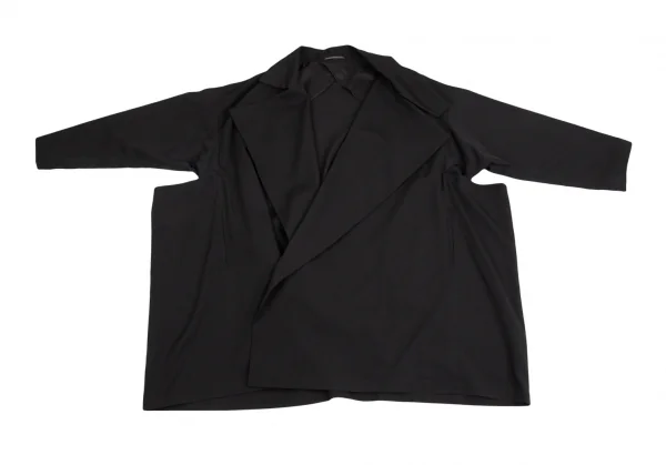 Yohji Yamamoto POUR HOMME Wool Gaba Drape Coat K-124740_002