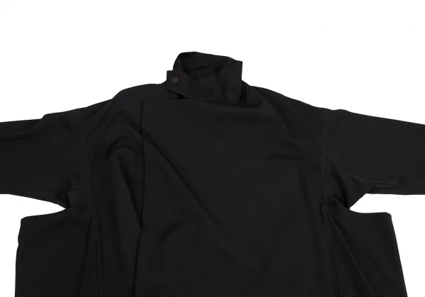 Yohji Yamamoto POUR HOMME Wool Gaba Drape Coat K-124740_005
