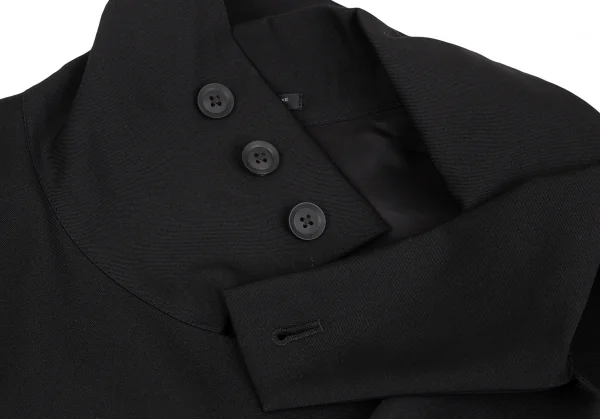 Yohji Yamamoto POUR HOMME Wool Gaba Drape Coat K-124740_007