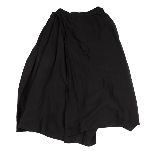 B Yohji Yamamoto Wrap Skirt Switching Pants K-124741_010