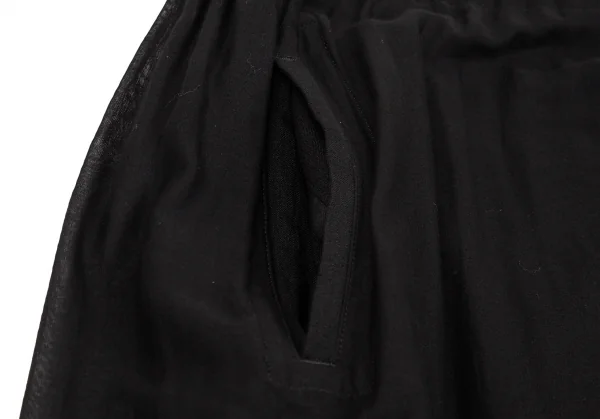 B Yohji Yamamoto Wrap Skirt Switching Pants K-124741_003