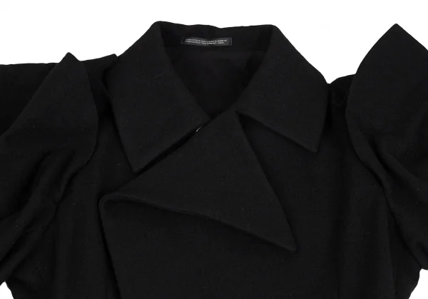Yohji Yamamoto FEMME Tuck Wool Coat K-124743_004